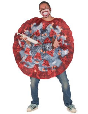 Costume da virus per adulto