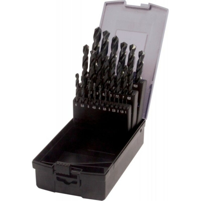 Scatola Trapano D338N Hss Lucido 1-13,0Mm 25 Pezzi - Fortis