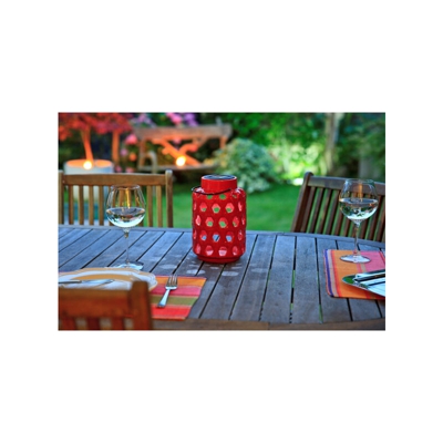 LAMPADA SOLAR CERAMICA DA TAVOLA 16.2X24 CM ACCESSORI DECORAZIONE ILLUMINAZIONE ESTERNO GIARDINO - Nortene