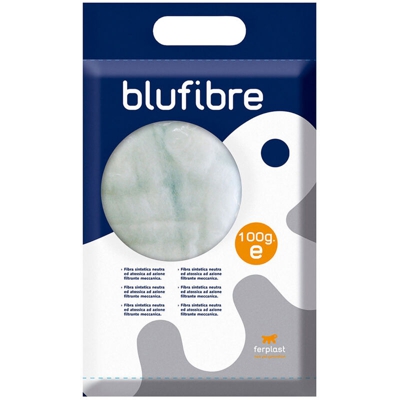 Ferplast BLUFIBRE Fibra sintetica ad azione filtrante per acquari e tartarughiere. Variante BLUFIBRE - Misure: -