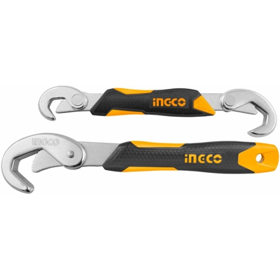 Set 2 pezzi chiave autoserrante universale polivalente 9-14 15-22 23-32 mm ingco