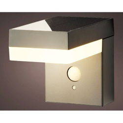Lampada da parete a led solare con sensore 9W 600 Lumen 16,5x10x13cm - DIVERS en oferta
