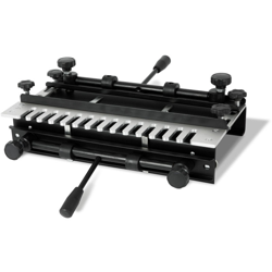 Eberth - Banchetto per incastri a coda di rondine tavolo fresatura (Larghezza di lavoro 300mm, Spessore di lavoro 32mm, Formato del modello 1/2”, características