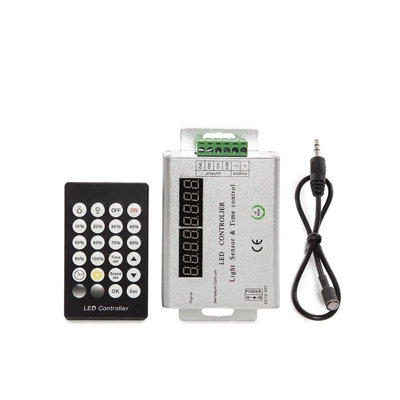 Controllore Striscia LED Sensore / Timer Crepuscolare 12-24VDC ► 144/288W (TB-LK-TIME) - GREENICE