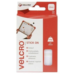 VEL-EC60235 Quadrati a strappo da incollare Lato morbido e lato rigido (L x L) 25 mm x 25 mm Bianco 24 Paio/a - Velcro ® - VELCRO® características
