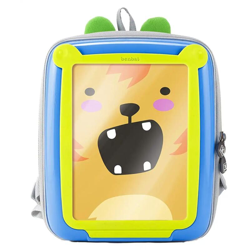 Zaino Zainetto Cartella per la Scuola Rigido Spallacci Regolabili Verde e Blu - LGV en oferta