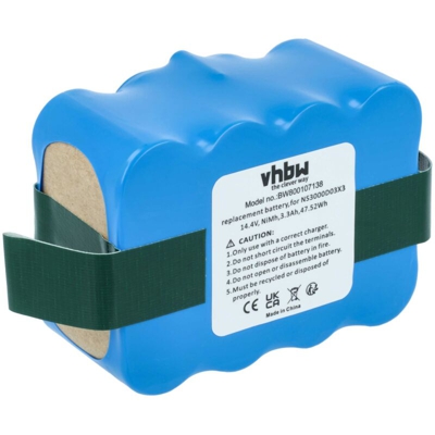 Vhbw - NiMH batteria 3300mAh(14.4V) per aspirapolvere robot, home cleaner, robot di casa Klarstein Cleantouch KV8 210C come
