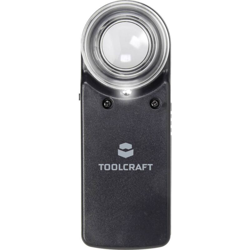 1303080 Lente dingrandimento portatile con illuminazione LED Ingrandimenti: 15 x Lente: (Ø) 20 mm - Toolcraft en oferta