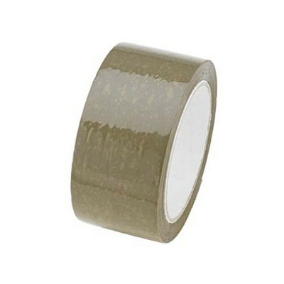 Imballaggio Scotch, Adesivo Di Gomma, Di Spessore. : Nastro 0,06 Millimetri, Particolarmente Resistente Agli Strappi, Colore: Camoscio - FP