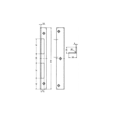 Piastra Di Bloccaggio 250 Fermeturenr.15 Ktg Galva - KFV