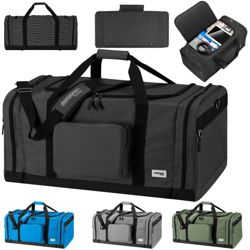 Deuba - Borsa sportiva Monzana borsa sportiva 90L borsone da viaggio allenamento borsa fitness borsa sportiva giallo características