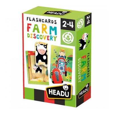 FLASHCARDS FARM DISCOVER GIOCHI BAMBINI DIDATTICI APPRENDIMENTO CRESCITA - Headu