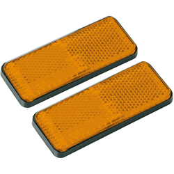 20541 Coppia Catarifrangente Rettangolare, Omologati, Arancio - Lampa precio