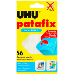 Patafix Trasparente 56 Gommini Adesivi Riutilizzabili Accessori Ferramenta - Uhu precio