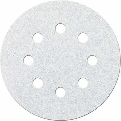 Velcro Bianco Abrasivo Disco 125 Millimetri K 80.8 Buco - Fortis