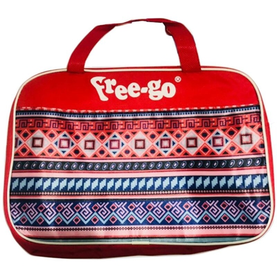 Borsa termica mare campeggio camping spiaggia lavoro rettangolare (rosso) - MILO