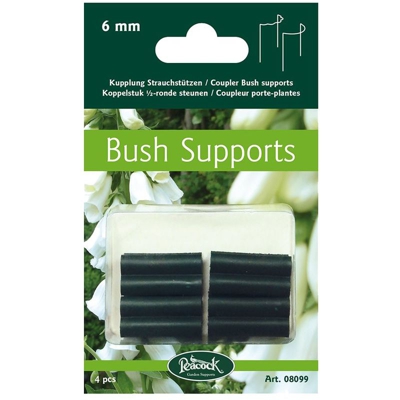 CLIPS PER SOSTEGNO PIANTE DA 6 MM 4 PEZZI PIANTE ACCESSORI GIARDINO ESTERNO - Peacock