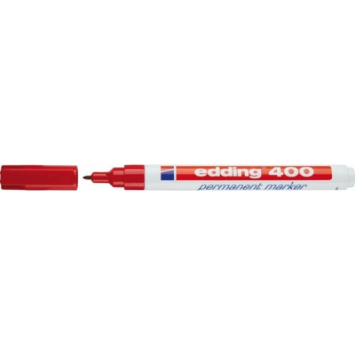Marcatore Permanente N. 400 Rosso Edding - NO NAME