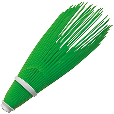 Il Campo - SCOPA NETTURBINO PLASTICA NO MANICO FILI VERDI INCLINATI DIAM. 25 MM FER 114301