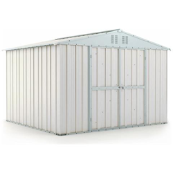 Box In Lamiera Zincata Per Esterno 327x269cm X H 217cm - 132 Kg - 8,80mq Biano en oferta