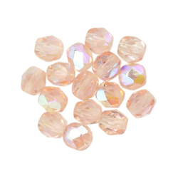 4 mm Tondo Sfaccettato Perline Di Vetro 5185 Peach AB QTY 1 - GUTERMANN precio
