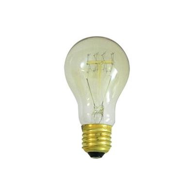 Lampadina decorativa sferica A60, con filo E27, filamento in carbonio, potenza 25 Watt, 80.673/25 - Electro Dh