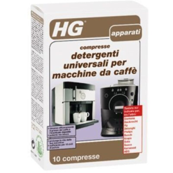 Hg 10 Compresse Detergenti Universali Per Macchine Da Caffè Pulizia Igiene Casa - HG PULIZIA en oferta