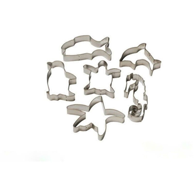 Stampo Taglia Biscotti 6 Decori Forme Mare Pra 480132 - EUROSTORE07