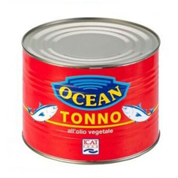 Scatoletta ocean tonno olio di semi vegetale scatola 1,7 kg catering ristorante precio