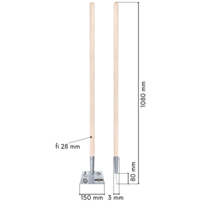 Prosperplast - Raschietti Di Acciaio Tipo Cie 1150 Millimetri