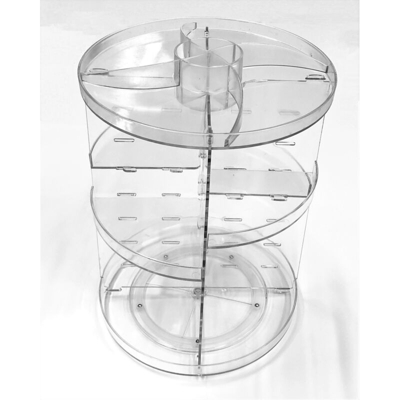 Espositore Girevole 360 Gradi Porta Trucco Cosmetici Organizer Make Up - PLANET SHOP