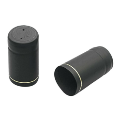 Capsule Termoretraibili Nere Satinate Ø 31X H 55 mm Confezione da 100 pz - FERRARI GROUP precio