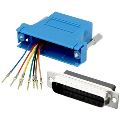 encitech DA25-PMJ8-K-B-RC Adattatore SUB-D Spina SUB-D a 25 poli - Presa RJ45 8p8c 1 pz.