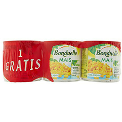 mais croccante naturalmente dolce 3 confezioni da 300g cotto al vapore - Bonduelle precio