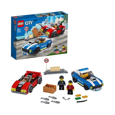 CITY 60242 ARRESTO SU STRADA DELLA POLIZIA - Lego