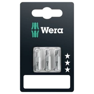 Inserto a Taglio 800/1 Z Set SiS Acciaio per utensili legato, duro D 6.3 3 pz. - Wera