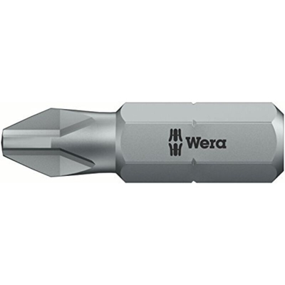 851/1 Z SB SiS Inserto a Croce PH 1, PH 2, PH 3 Acciaio per utensili duro D 6.3 3 pz. - Wera
