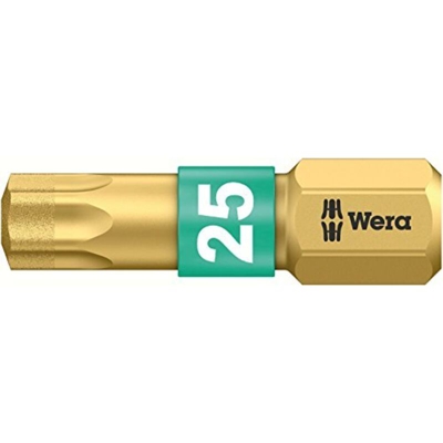 867/1 BDC SB SiS Inserto Torx T 25 Acciaio per utensili legato, rivestimento di diamante D 6.3 1 pz. - Wera