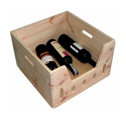 CONTENITORE CESTA LEGNO BOTTLE cm 38x37 h 25 XTRA características