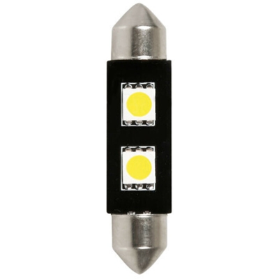 da Hyper led 6 2 smd x 3 chips 10x42 mm sv8,5 8 1 pz d/blister bianco doppia polarità resistenza incorporata - Lampa