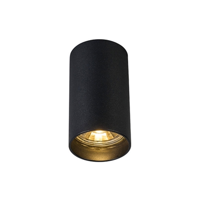 QAZQA Faretto tuba - Design - Acciaio - Nero - Cilindro Max. 1 x Watt