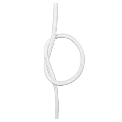 LEDLUX CL275W Cavo Elettrico Rivestito in Tessuto Colore Bianco 2X0,75 Corda 1 Metro SKU-3846 - V-TAC