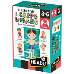FLASHCARDS IL CORPO UMANO GIOCHI BAMBINI DIDATTICA APPRENDIMENTO - Headu características