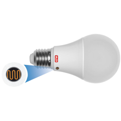 Lampadina LED crepuscolare 7w globo 65x118mm lampada E27 calda 550lumen - Valex precio