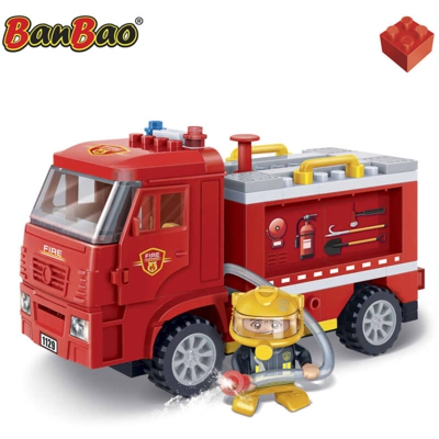 Camion dei pompieri 7116 Costruzioni combinabili con i mattoncini LEGO - Banbao