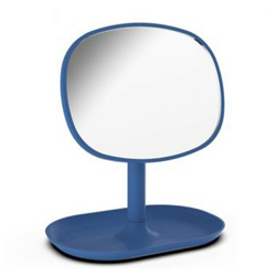 Specchio da appoggio rotondo 15x17 cm blu - EASILY características