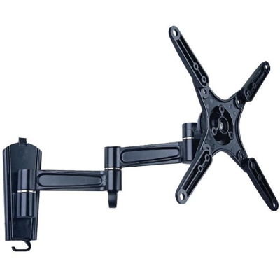 Supporto a Muro per TV LED LCD 13 - 37'' Inclinabile 3 Snodi Nero - Techly