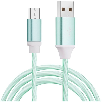 CAVETTO A LED PER SMARTPHONE micro USB - 1 metro - LOSTECH