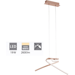 Lampadario Led Moderno Sospensione Soffitto Cucina Interno Oro Rosa Palozza Eglo - BIZZOTTO precio