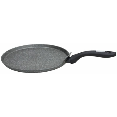 TEGAME CREPIERA 25CM MANICO FISSO LINEA MYTHOS MARBLE ANTIADERENTE - Tognana